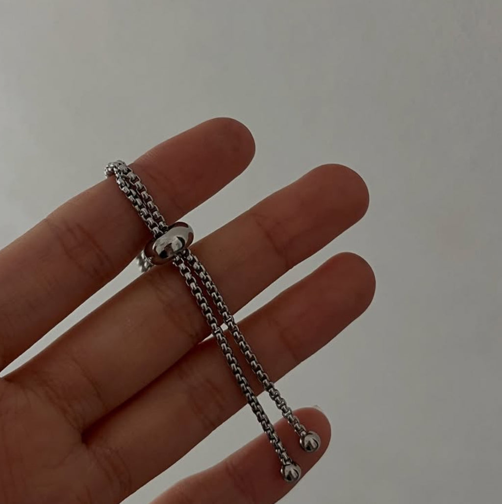 Crissia Initials Handmade Bracelet (dog charm)