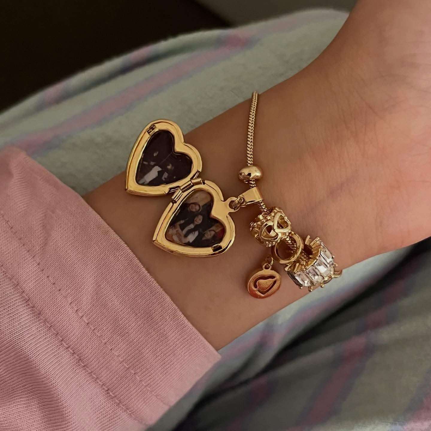 Beniga Memory Charm Locket  Bracelet – A Story on Your Wrist
