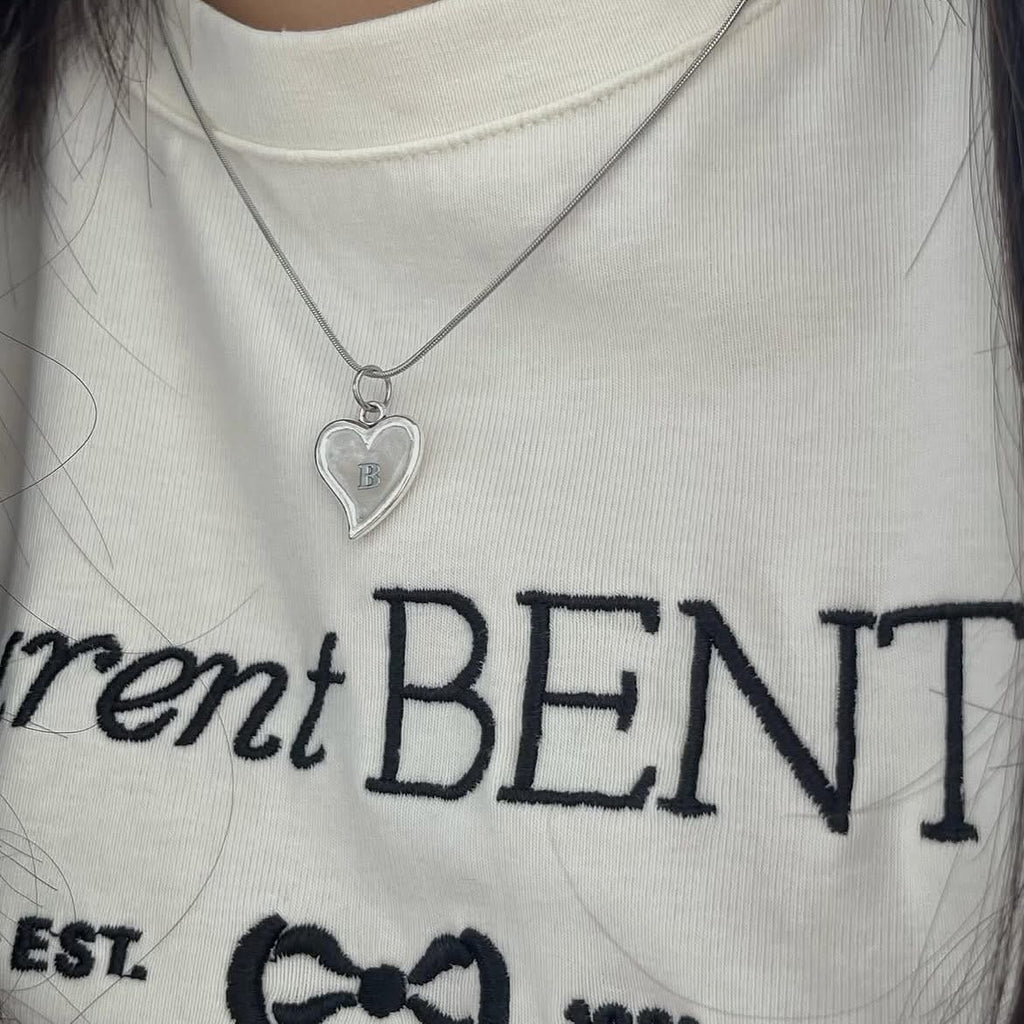 Asymmetrical Heart Necklace