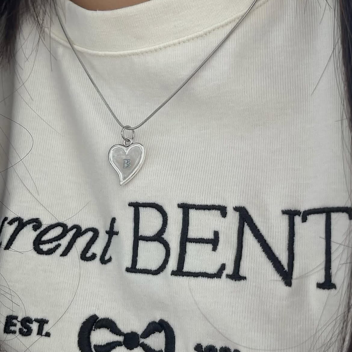 Asymmetrical Heart Necklace