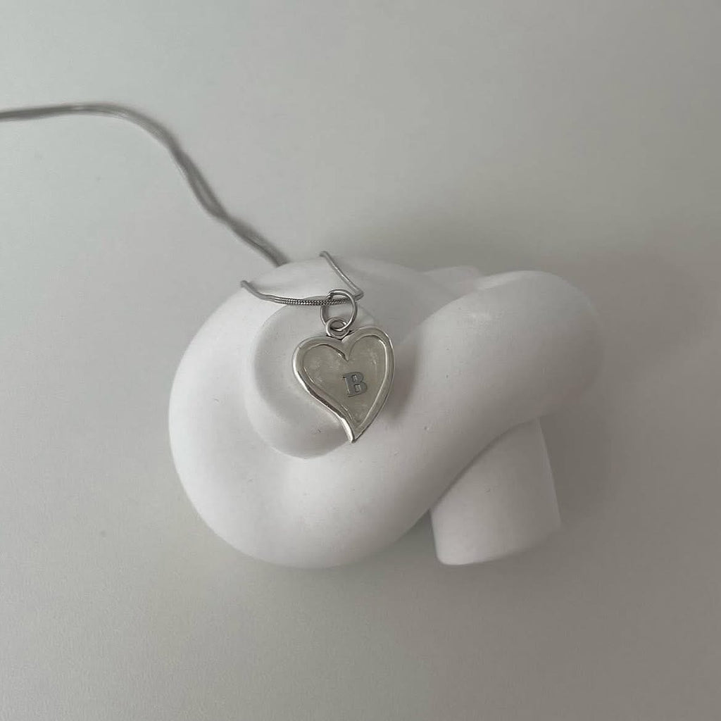 Asymmetrical Heart Necklace