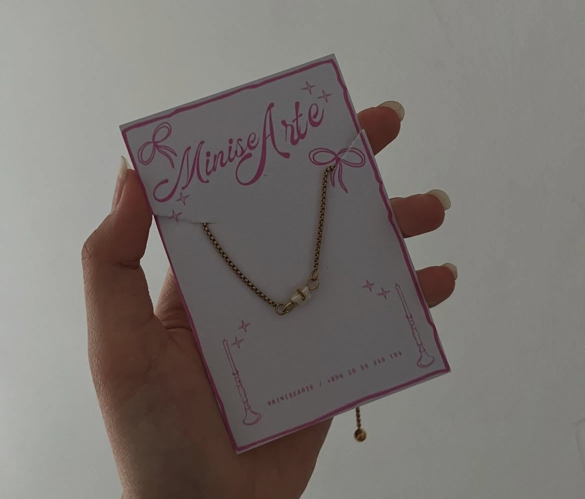 Nevertheless Initial Handmade Gold Bracelet