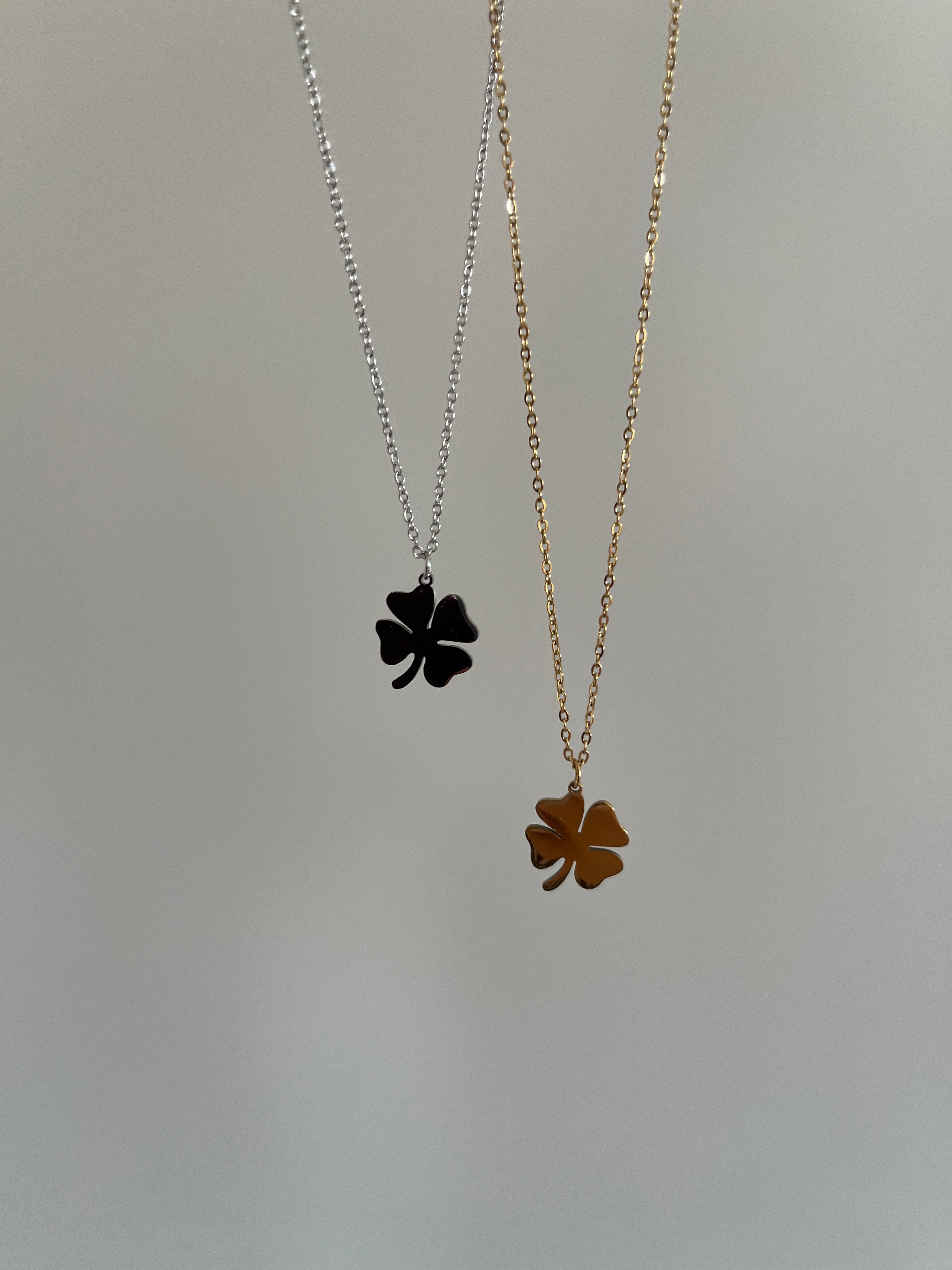 Clover Leaf Lucky Charm Necklace