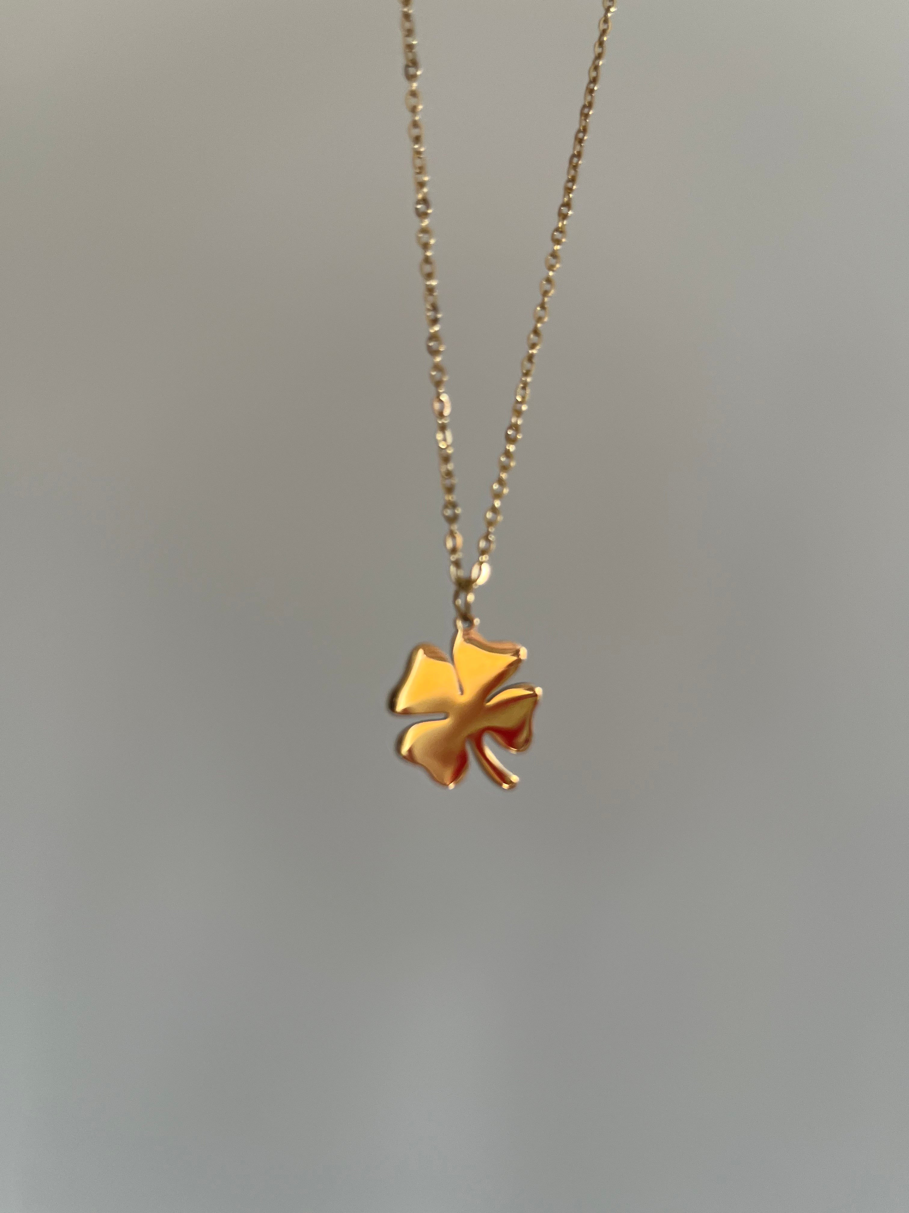 Clover Leaf Lucky Charm Necklace