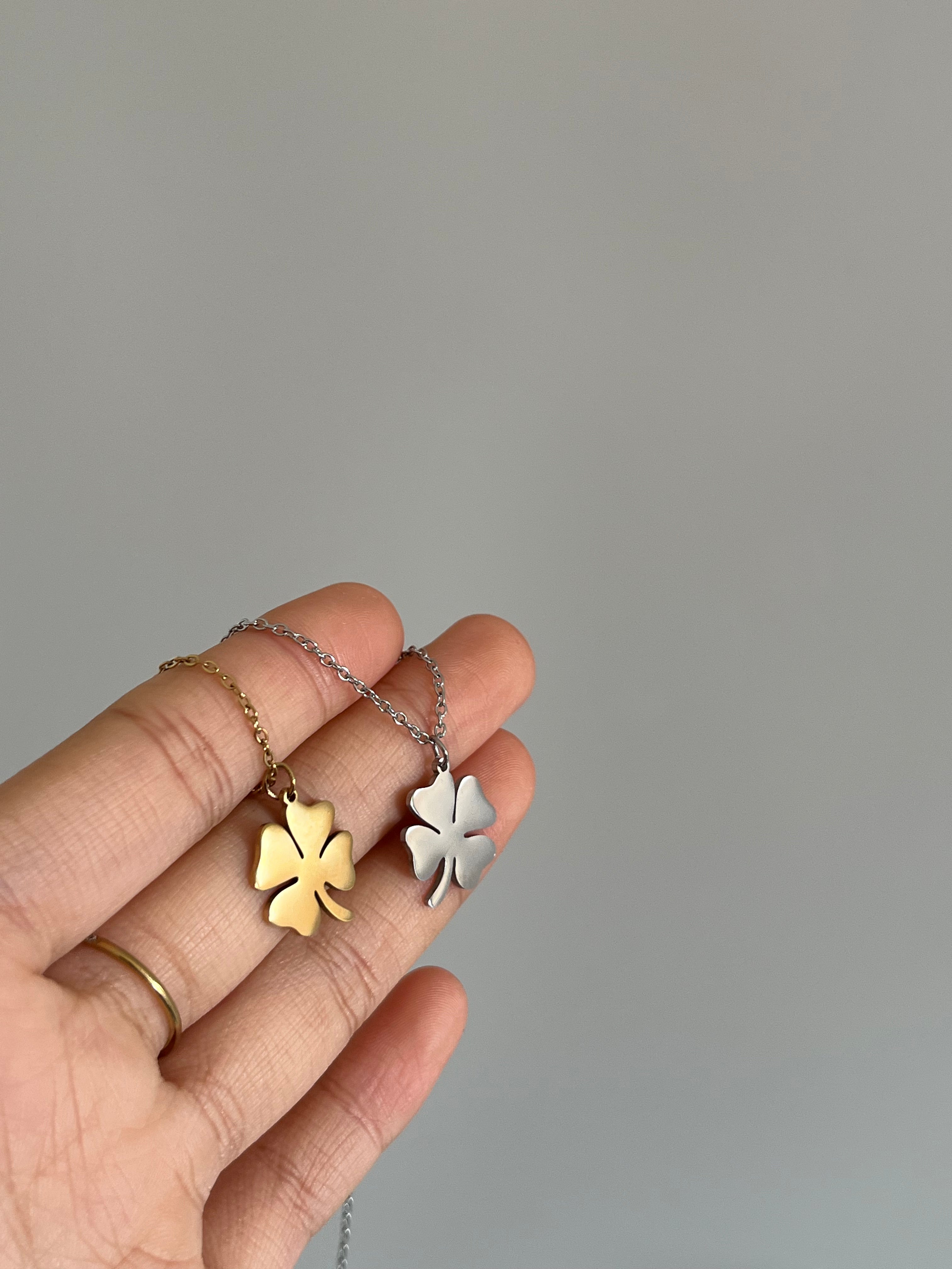 Clover Leaf Lucky Charm Necklace