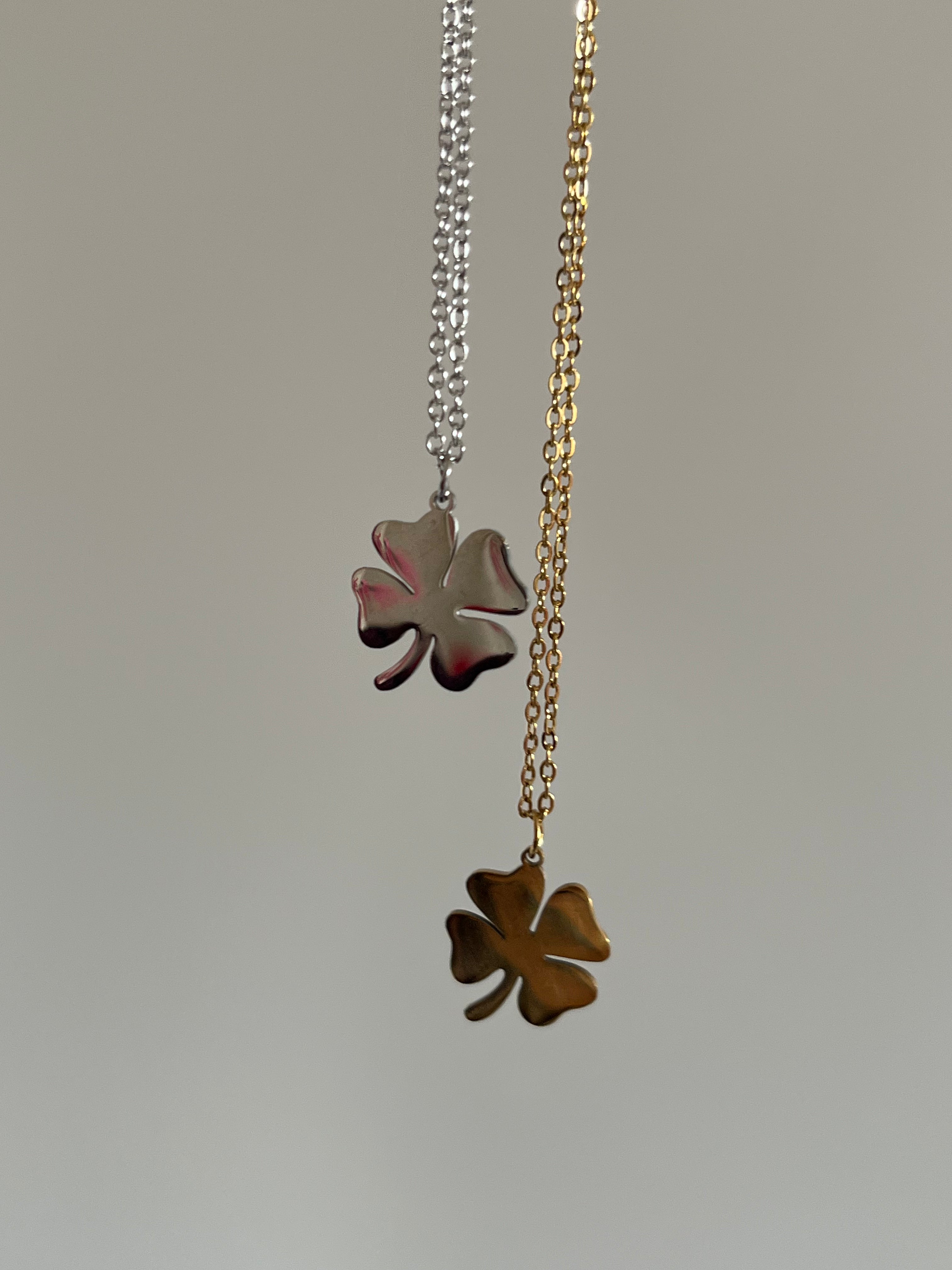 Clover Leaf Lucky Charm Necklace