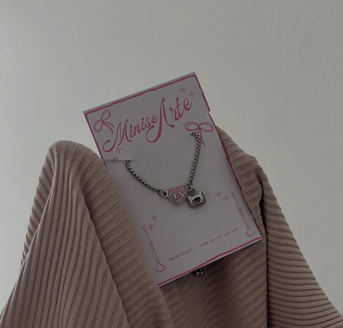 Purr & Pink Handmade Bracelet